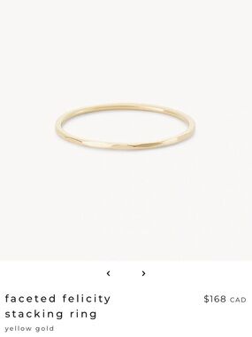 bluboho 2 rings - faceted felicity & twisted stacking rings - size 7